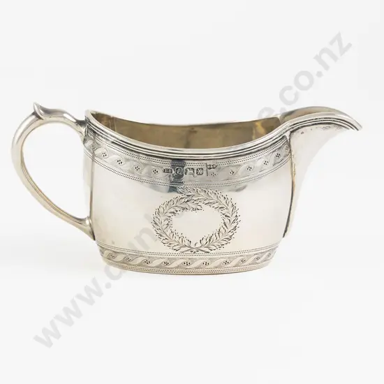 Vict S/S Cream Jug By Walker & Hall (John Edward Bingham)