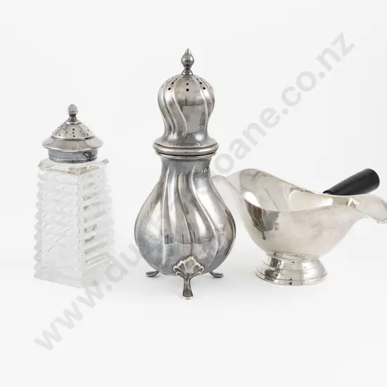 S/P Double Lipped Sauce Boat