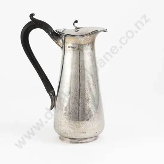 Edw VII S/S Hot Water Jug By Walker & Hall