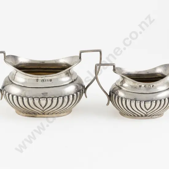 Edw VII S/S Sugar & Cream