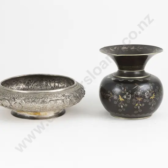 Burmese 95% Silver Bowl