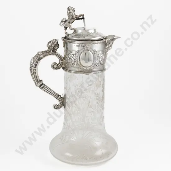 Vict S/S Mounted Claret Jug