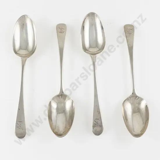 Set Of 4 Geo III S/S Tablespoons