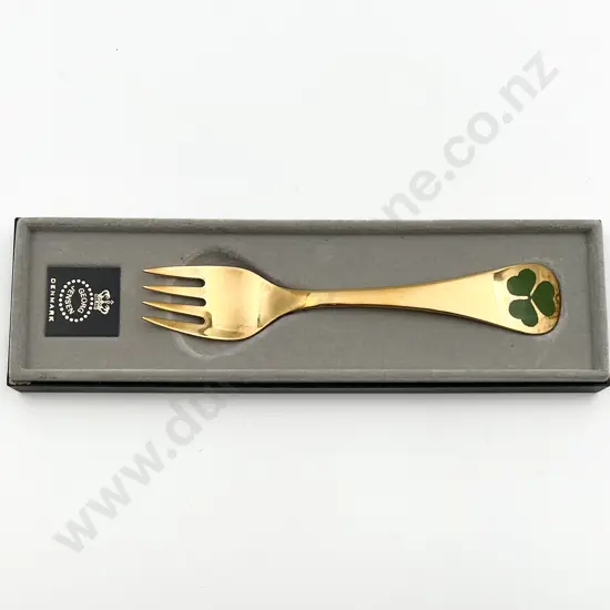 George Jensen S/S Gilt 1979 Annual Fork