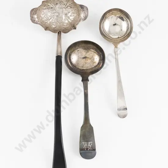 2 C19th S/S Sauce Ladles