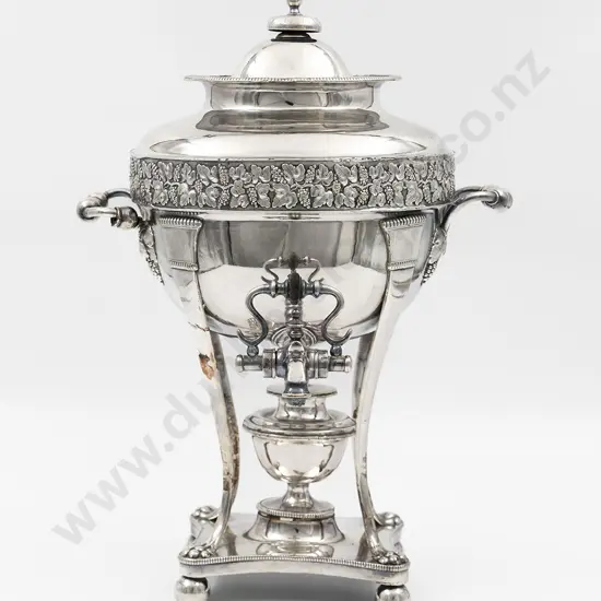 C19th Sheffield Plate Samovar or Tea Urn