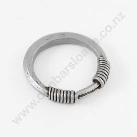 Chinese Miao Silver Torsade Bangle