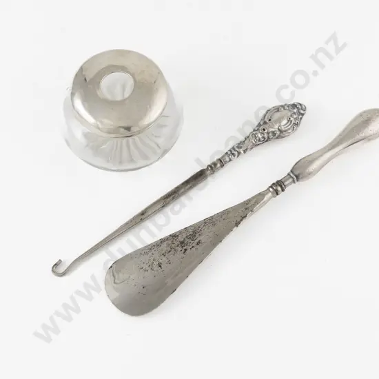 S/S Topped Glass Hair Grip Holder