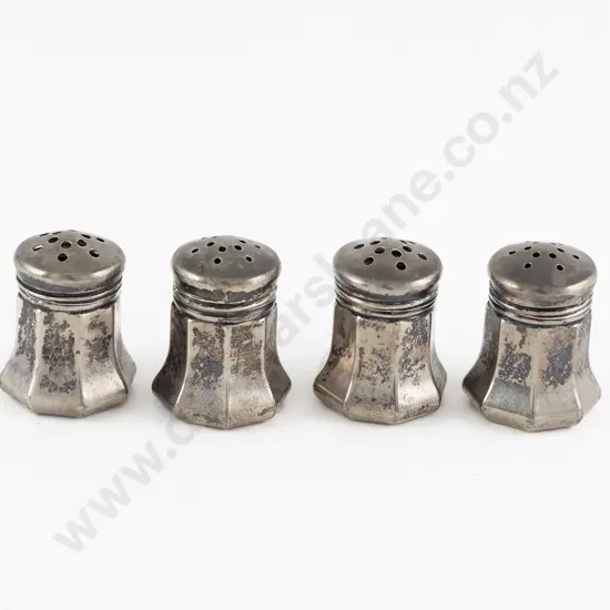 Set Of Four Cartier S/S Pepperettes