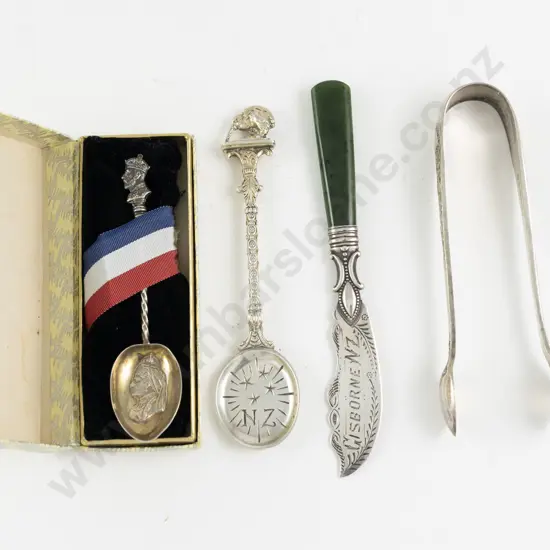 NZ S/S & Greenstone Butter Knife