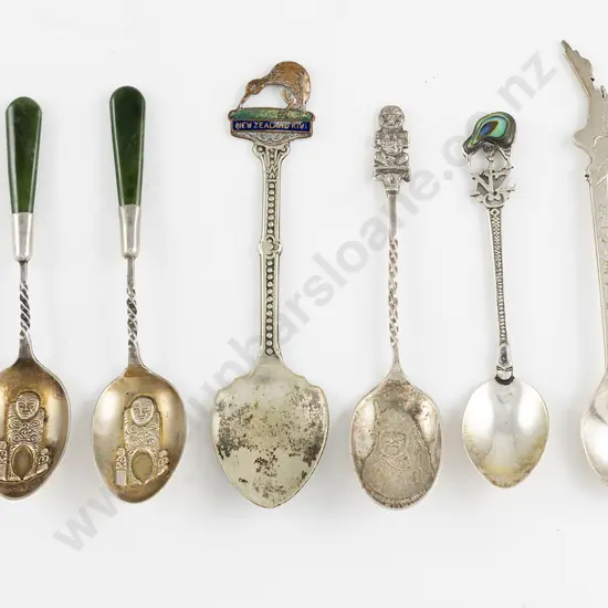 6 Various NZ & Other S/S Spoons