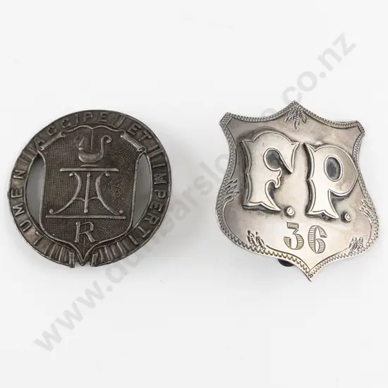 Silver Rongotai College Lumen Accipe Et Imperti Badge and other