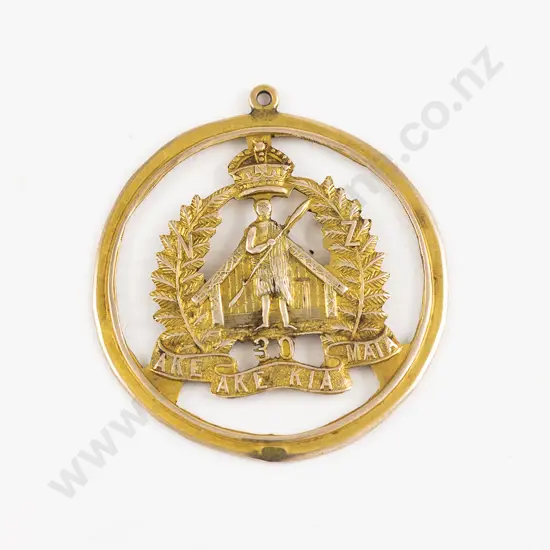 NZ 9ct WWI 'Sweet Heart' Pendant