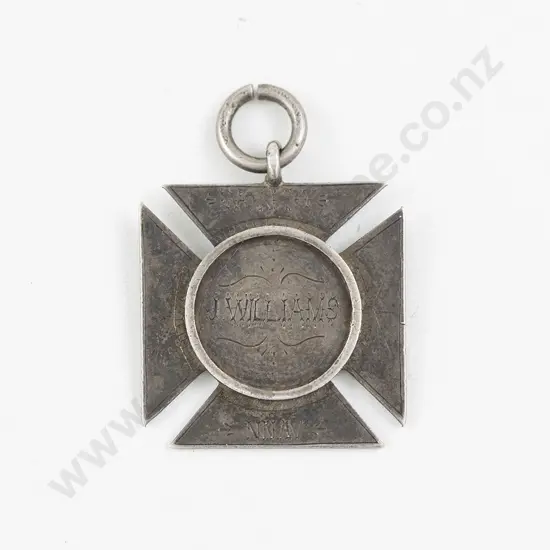 NZ Colonial Silver Bayonet Exercise Competition Medal