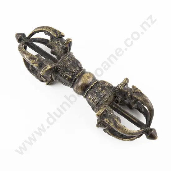 A Large And Impressive Tibetan 18th Century Dorje