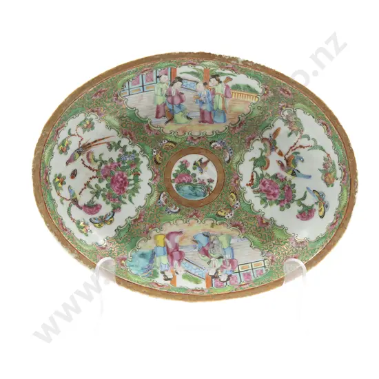 A 19th Century Chinese Canton Export Ware Dish