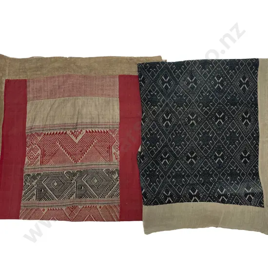 Two North Eastern Laos Pha Hom Lai Blankets