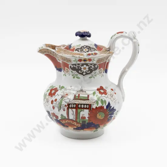 Hicks Meigh & Johnson Real Stone China Jug and Cover