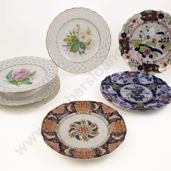 Three Hicks & Meigh Ironstone Plates