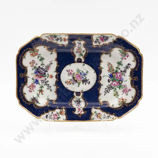 Late C18th First Period Worcester Ashet