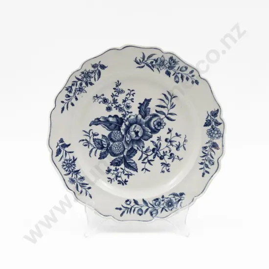 First Period Worcester B&W Plate