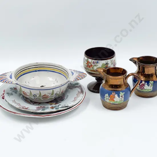 C19th French les Islettes Faience Plate