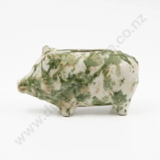 Victorian Staffordshire Childs Pig Money Box