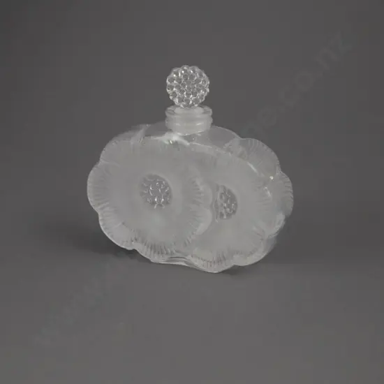 Lalique "Flacon Deux Fleurs" Scent Bottle & Stopper