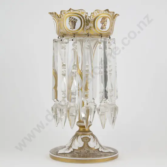 C19th Bohemian Glass Lustre