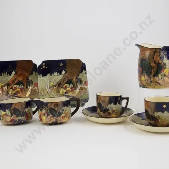 Royal Doulton Gnomes Series 9 Piece Teaset