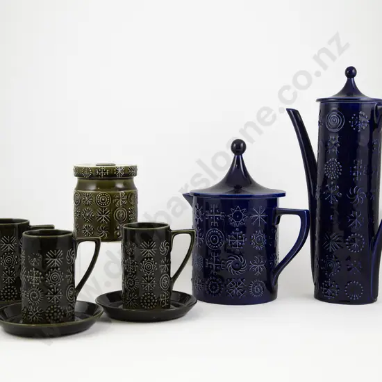 Small Mixed Group Of C1960s Portmeirion Coffee China Designed By Susan Williams Ellis