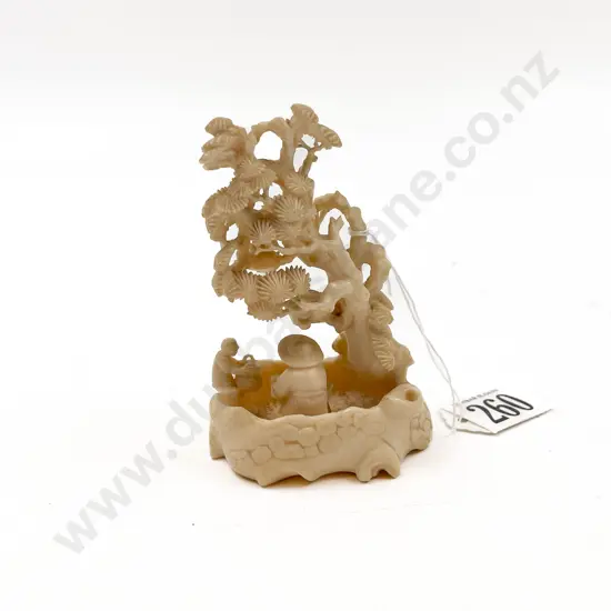 Small Japanese Meiji Period Ivory Carving