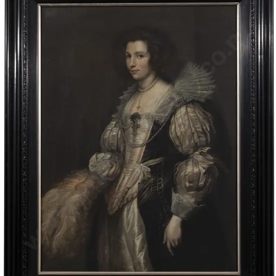 After Anthony van Dyck - Early C20th Print of Marie-Louise de Tassis
