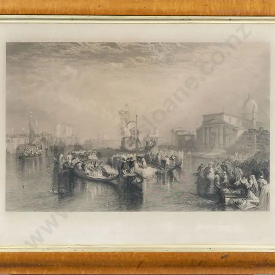 J T Willmore after J M W Turner Engraving of Venice