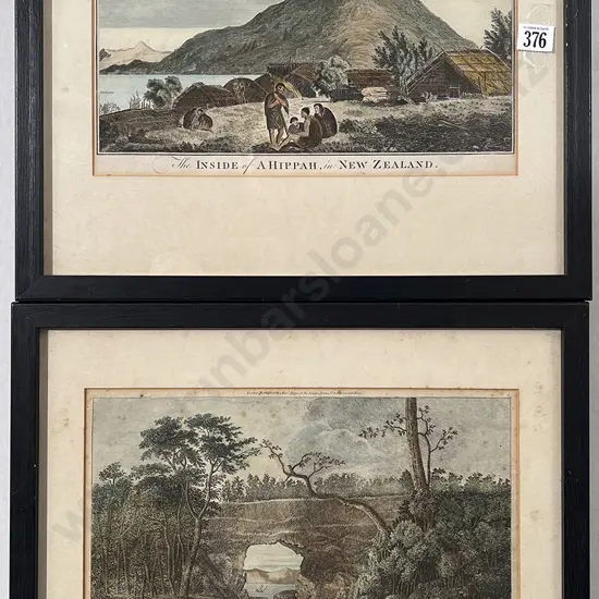 Pair of Copper Plate Hand Coloured Engravings