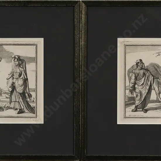 Pair Carel Allard (1648 - 1709) Engravings