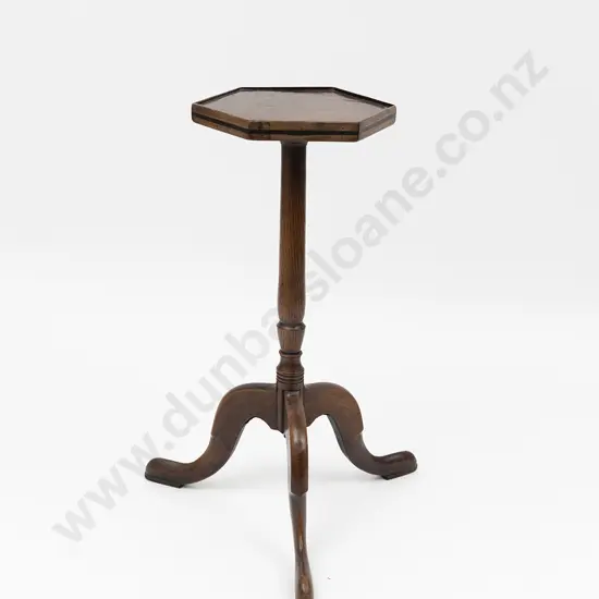 Elegant Oak Geo III Kettle Stand