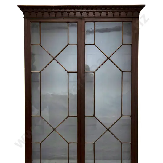 C19th Chippendale Style Mahogany Bookcase