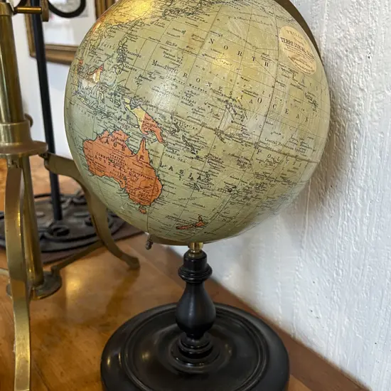 Early C20th Philip's 9 Inch Terrestrial Globe