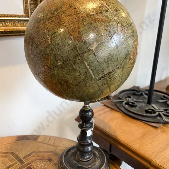Late C19th -Globe Terrestre by M. Vivien
