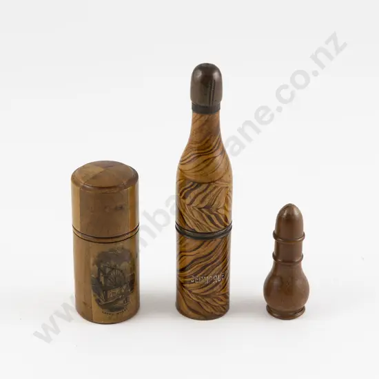 Victorian Olive Wood Container