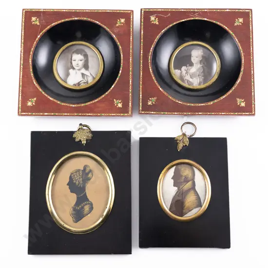 Two Early C19th Silhouette Portraits