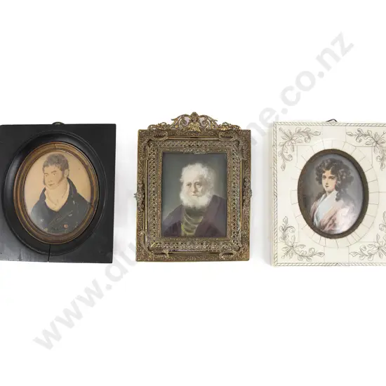 Regency Miniature Portrait Of A Gent