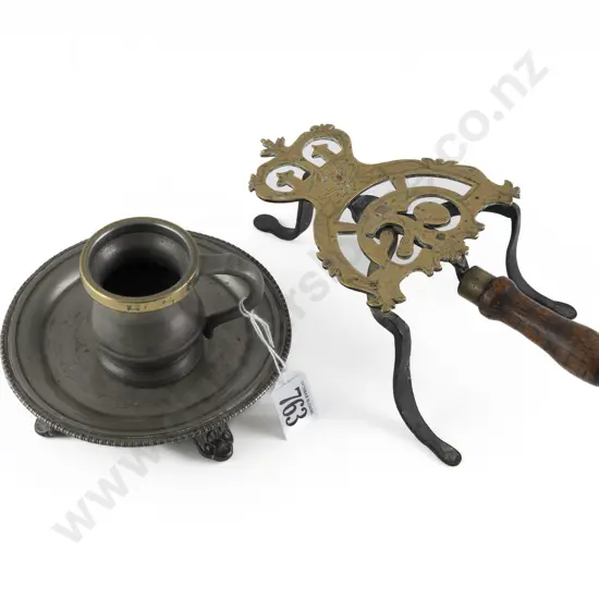 Early Victorian Fancy Brass Trivet