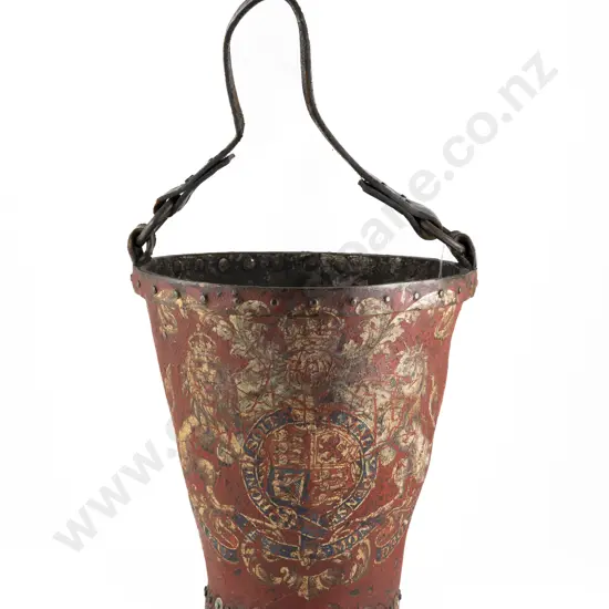 Victorian Leather Fire Bucket