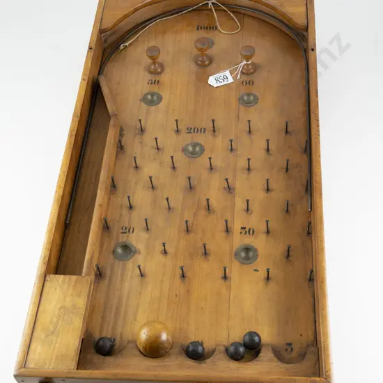 Edwardian Fruitwood Bagatelle