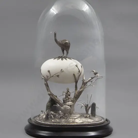 Rare 1914 Dome Cased S/S New Zealand Display