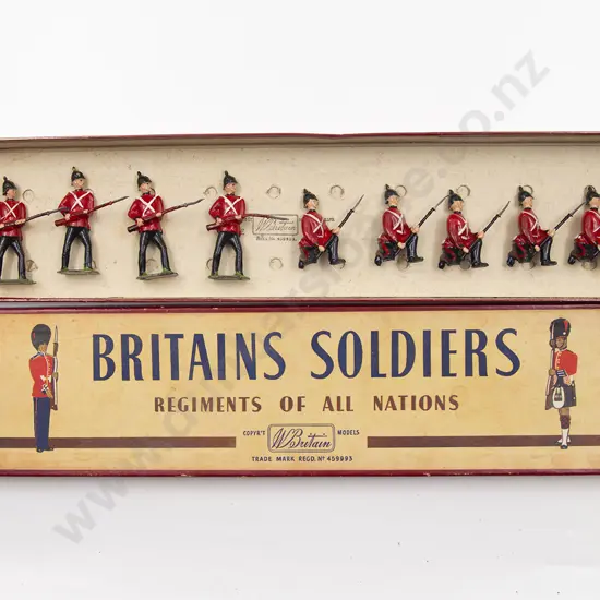 Boxed Britains Part Set No17 The Somerset Light Infantry 9pces
