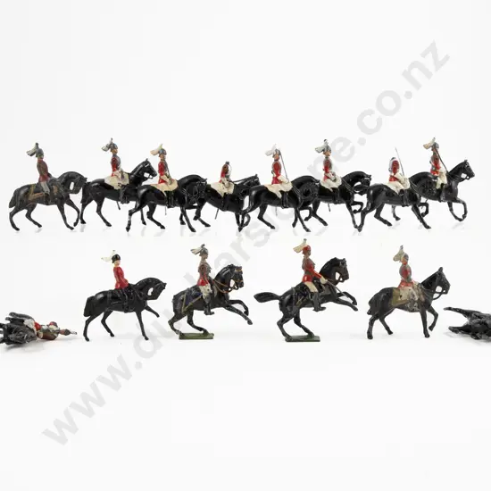 Britains and Other Manufacture Mounted Life Guards 12pces