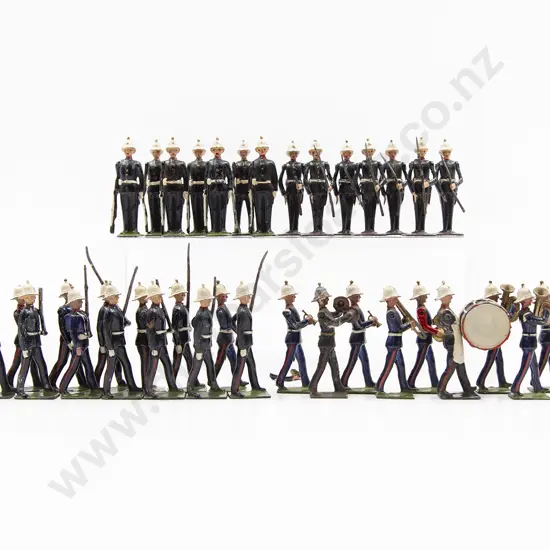 Britains Royal Marine Band and Soldiers 34pces